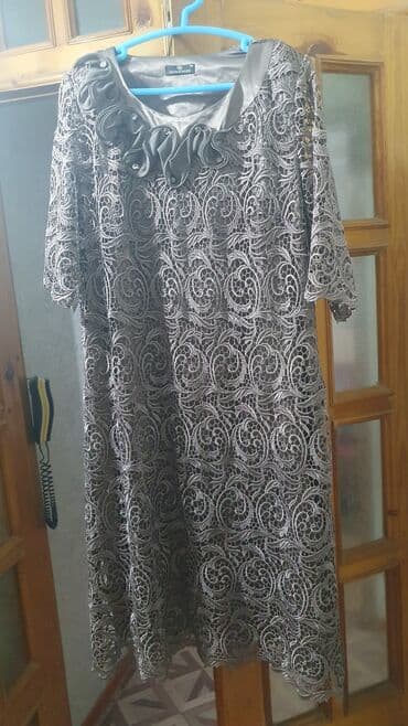 офисное платье большого размера: Продаётся очень красивое платье, цвет темно- серый. Подойдёт для — 1
