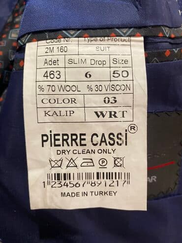 брендовые мужские спортивные костюмы из турции: Турецкий мужской пиджак Pierre Cassi — 3