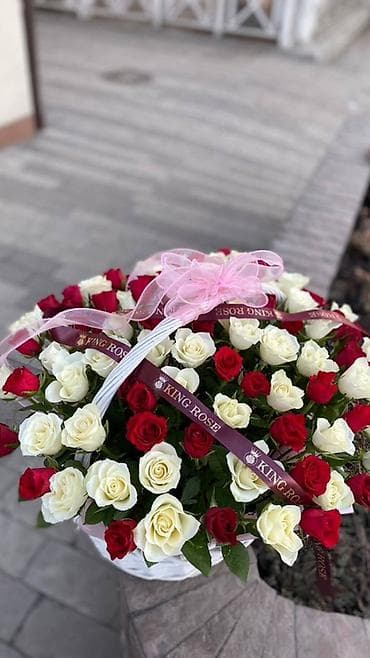 букет роза: Букеты и композиции из красных роз - Комбо на кыз узату: пышные — 2