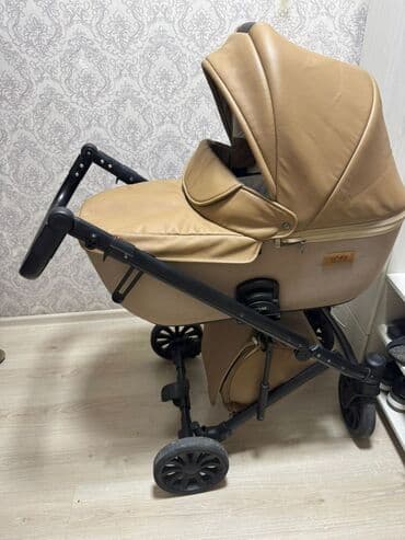 прогулочная коляска cybex бу: Коляска, цвет - Коричневый, Б/у — 9