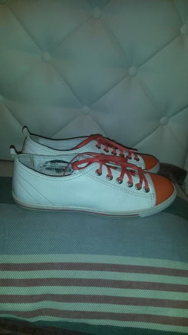 фирменная обувь из италии: Кроссовки, 37, Belletta, Б/у, цвет - Белый, Самовывоз — 2