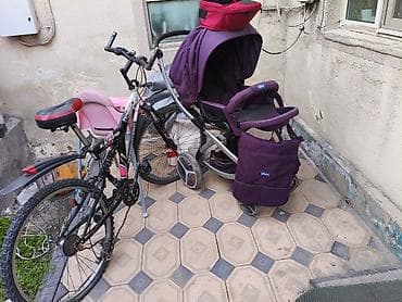 ходунки фирмы chicco: Детская прогулочная коляска Chicco, фиолетовая это всё вместе 10.000 — 3