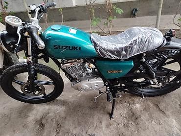 Классический мотоцикл Suzuki, 125 куб. см, Бензин, Взрослый