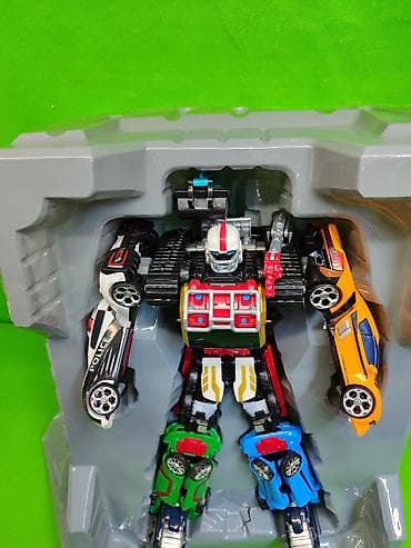 Детская одежда и обувь: Тобот Магма 6 большой робот игрушка🌟 Комплектация товара: 6 машинок — 4