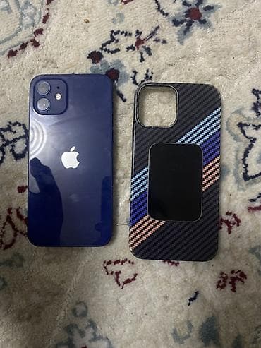 IPhone 12, 128 ГБ, Синий, Чехол
