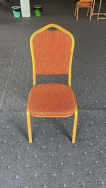 Стул для кафе, ресторанов, Б/у, Другой материал, цвет - Золотой