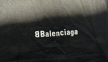 одежда для футбола: Футбольная джерси Balenciaga, черная - Спортивный крой с контрастным — 3