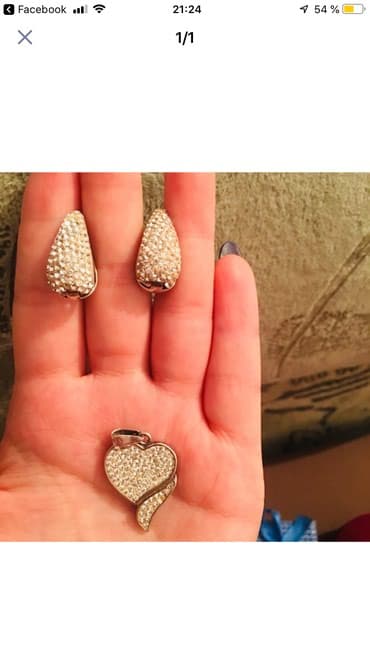 набор пандора: Набор украшений, Проба 925, Женские, Б/у — 1