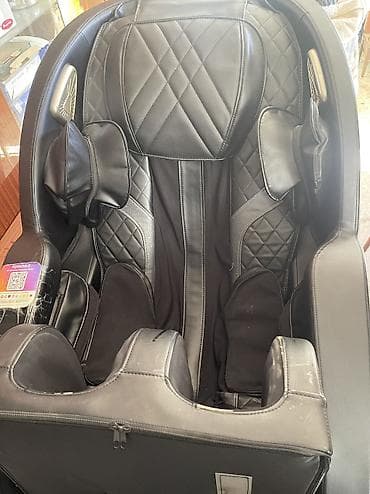 Мебель: Массажное кресло, Б/у, Самовывоз, Платная доставка, цвет - Черный — 2