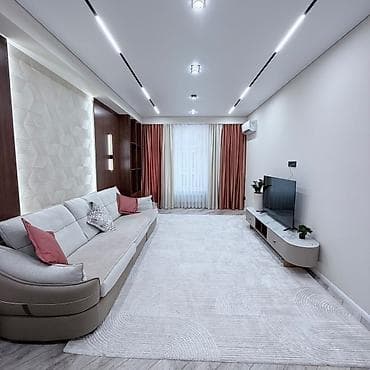 3: 3 комнаты, 103 м², Асанбай мкр Элитка, 5 этаж, Дизайнерский ремонт — 1