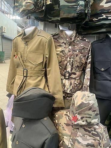 школьный гарнитур: Детские костюмы в стиле военной формы Описание: - Комплект для — 8