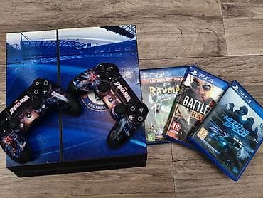 купить sony playstation 1: PlayStation 4 (PS4) с тематическим оформлением “Chelsea FC” + два — 1