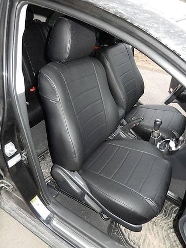 Транспорт: Авточехол на машину чехлы кожаные полностью одеваются гарантия 1 год — 1