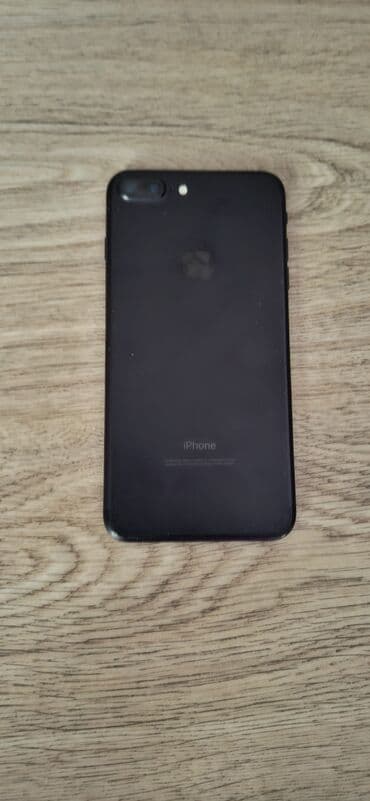 iphone 7плюс: IPhone 7 Plus, Б/у, 256 ГБ, Черный, Чехол, 100 % — 1