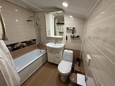 бчк: 2 комнаты, 46 м², ул. Тоголок Молдо / БЧК 3 этаж, Евроремонт — 6