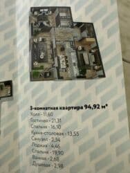 сдаю квартиру московская гоголя: 3 комнаты, 94 м², Элитка, 5 этаж, ПСО (под самоотделку) — 21