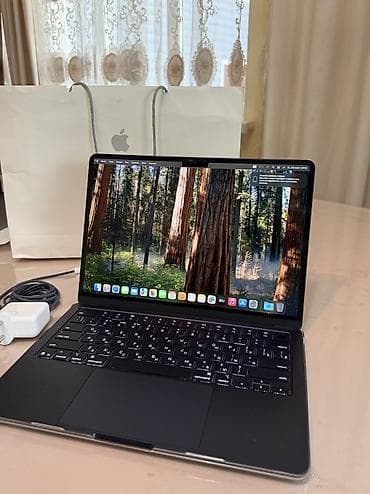 Ноутбуктар жана аксессуарлар: MacBook Air 13.6 M4 2025 16/256 Midnight АКБ 100% 70 циклов, свой, не — 4
