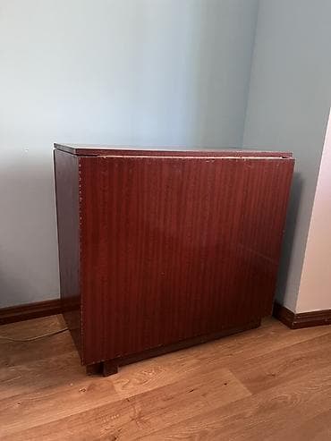 Столдор: Трансформер үстөлү Ашкана үчүн, Стол китеби, Узундугу, см: 120-140 см, түсү - Кочкул кызыл — 1