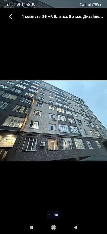 1 комната, 36 м², Элитка, 5 этаж, Дизайнерский ремонт — 1