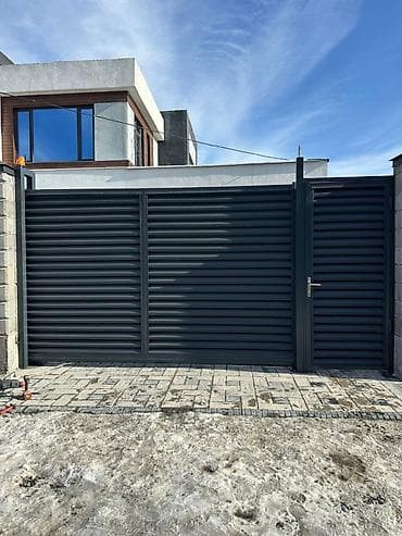 длиная: Откатные и секционные металлические ворота и ограждения под ключ — 7