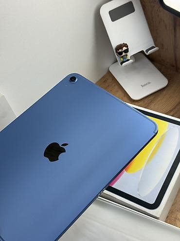 Планшеты: Планшет, Apple, память 128 ГБ, 10" - 11", 5G, Б/у, Классический цвет - Синий — 2