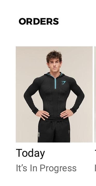 Толстовкалар: Gymshark Onyx V1 Hoodie REBORN (S размер) - То самое компрессионное — 2