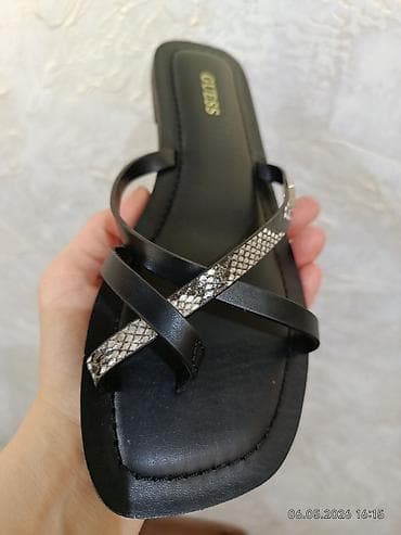 Босоножки, сандалии, шлепанцы: Босоножки, 36.5, Guess, Новый, цвет - Черный, Самовывоз — 3