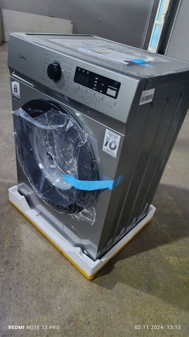 Ковролин: Кир жуучу машина Midea, Жаңы, Автомат, 9 кг чейин, Компакттуу — 4