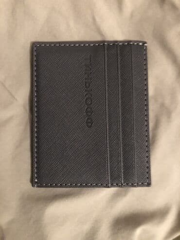 купить рюкзак мужской: Картхолдер, цвет - Серый, Новый, Унисекс — 1