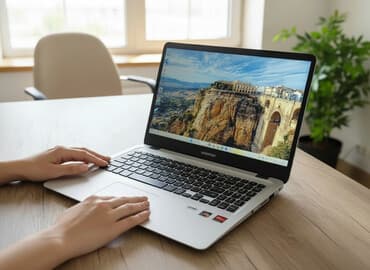 Ноутбук, 8 ГБ ОЗУ, AMD Ryzen 7, 15.6 ", Б/у, Для работы, учебы, память SSD