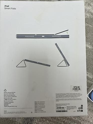 ipad м2: Чехол Apple iPad Smart Folio, цвет голубой. - Оригинальный аксессуар — 6