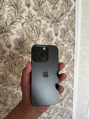 iphone sr: IPhone 16 Pro, Б/у, 128 ГБ, Black Titanium, 92 % — 1