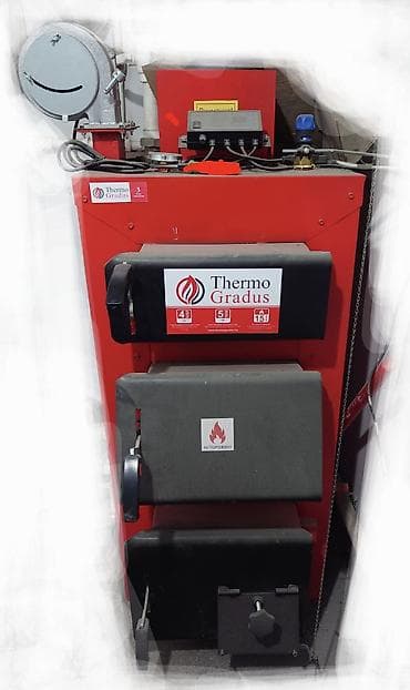 термо кастюм: Твердотопливный котёл Б/у, Бренд: Thermo Gradua, Для дома, Тип управления: Автоматический — 2