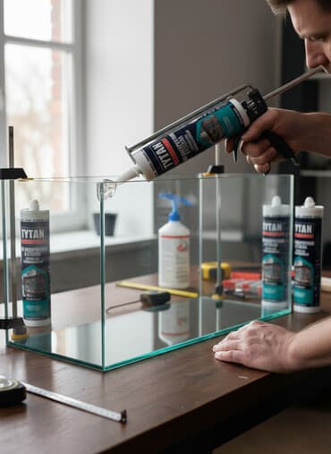 нагреватель для аквариума: Силиконовый герметик Tytan предназначен для герметизации аквариумов и — 1