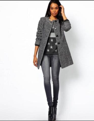 весенний тонкий плащ: Пальто, кардиган/пальто! легкое, весеннее. Channel. коричнево-черный — 2