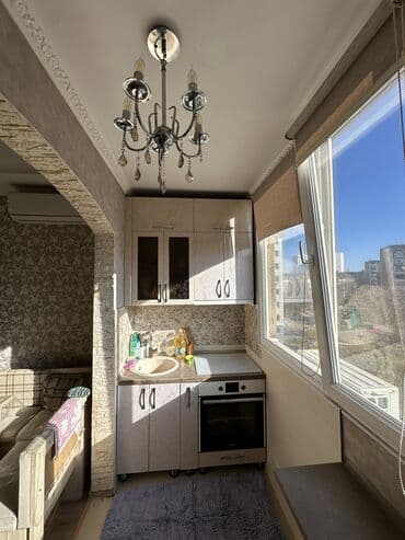 квартира час ночь сутки бишкек: 2 комнаты, 66 м², 106 серия улучшенная, 6 этаж, Евроремонт — 22