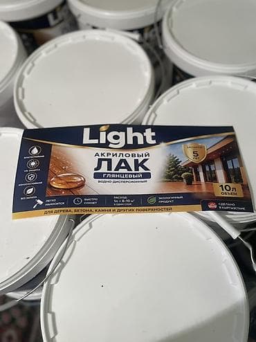 Акриловый лак Light, глянцевый, водно-дисперсионный. Основные at lalafo.kg Акриловый лак Light, глянцевый, водно-дисперсионный. Основные