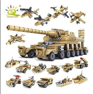 Конструктор Huiqibao Toys, 544 детали. Многофункциональный набор в