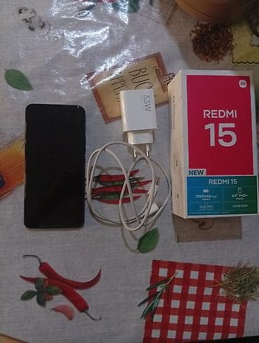 ми 9 с: Redmi, Redmi 15, Б/у, 128 ГБ, цвет - Черный, 2 SIM — 2