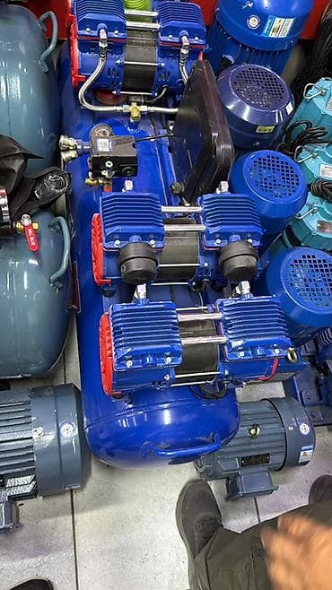 Компрессоры: Компрессор Для покраски, Электрический, Поршневой — 2