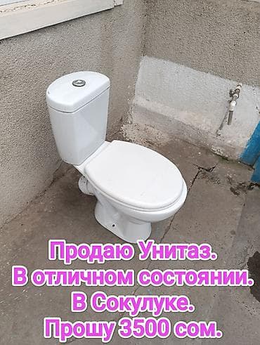 одежда муж: Унитаз Напольный, Б/у, Материал: Фаянс — 1