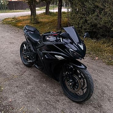 Мотоциклы: Электро-Спортбайк Yamaha R3 Черный глянец Не нужны права, и номера! — 1