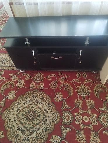 полки под тв: Тумба и подставка для телевизора, Напольная, цвет - Коричневый — 4