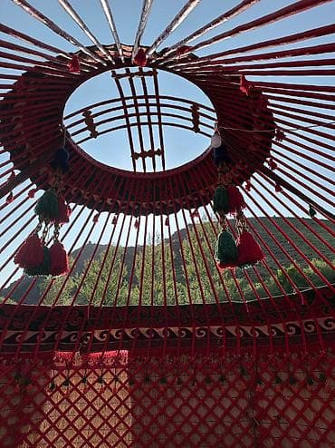 Юрты: Аренда юрты, Каркас Деревянный, 75 баш, Казан, Стулья, Посуда — 2