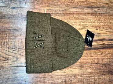 туника трикотажная: Шапка, Бини, Трикотаж, Осень-весна, С отворотами — 14