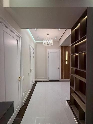 3 бөлмө, 80 м², Элитка, Дизайнердик ремонт — 10