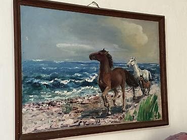 картинка на заказ: Картины маслом на холсте в рамах (на подвесах). 1) Горный пейзаж - — 2