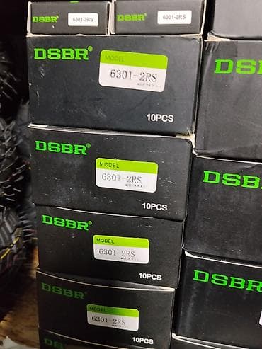 Представляем комплект шарикоподшипников DSBR модели 6301-2RS. Эти