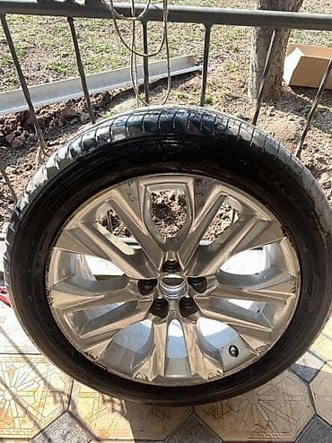 Колеса в сборе 235 / 55 / R 20, Лето, Б/у, Запаска, Внедорожные (АТ/МТ), Литые, отверстий - 5 at lalafo.kg Колеса в сборе 235 / 55 / R 20, Лето, Б/у, Запаска, Внедорожные (АТ/МТ), Литые, отверстий - 5
