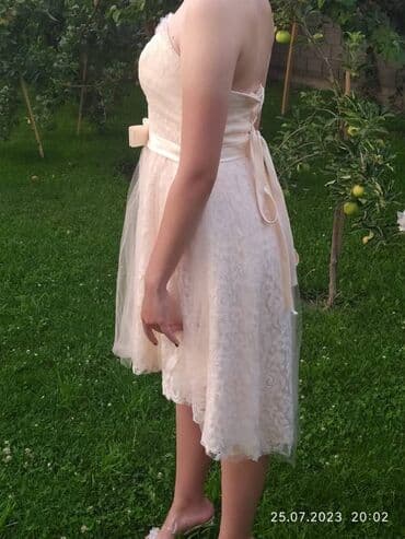 коктейльное платье большого размера: Платья б/у 44-46 размер (одевали один раз). Цена 1 000 сом — 6